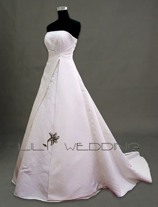 Chapel Train Princess Wedding Dress - Style LWD0056