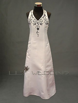 Embroidered Flower Girl Dress - Style LFG0001