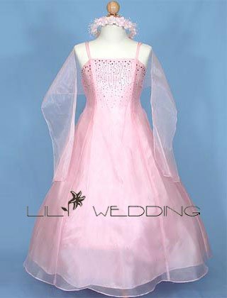Inexpensive Flower Girl Dress - Style LFG0005