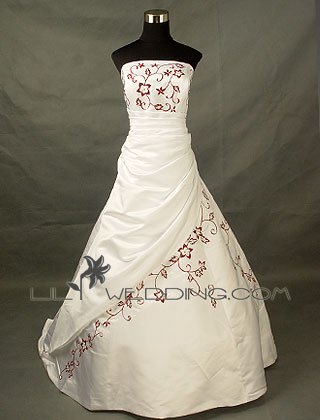 Embroidery Wedding Gown - Style LWD0061