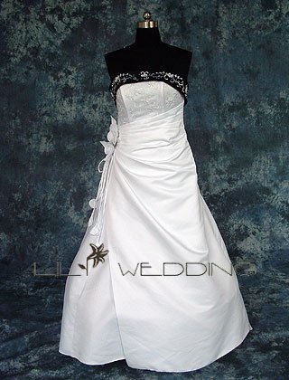 Semi-Cathedral Princess Wedding Dress - Style LWD0077
