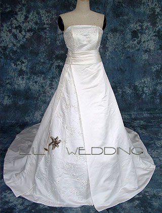 A-Line Bridal Gown - Style LWD0095