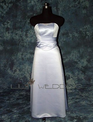 Strapless Bridesmaid Dress - Style LED0020