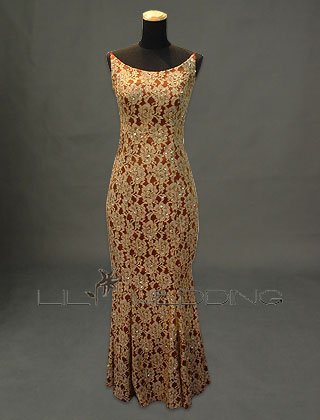 Lace Inexpensive Bridesmaid Dress - Style LED0023