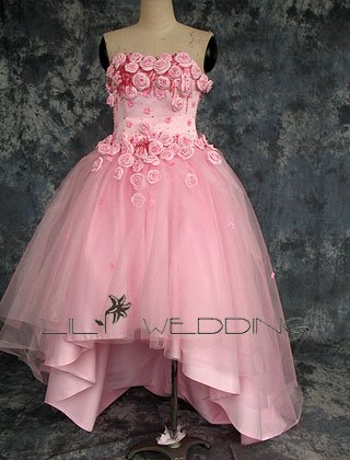 Flowers And Beadworks Wedding Dress - Style LWD0111