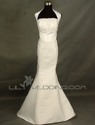 Floral Pattern Mermaid Wedding Dress - Style LWD0119
