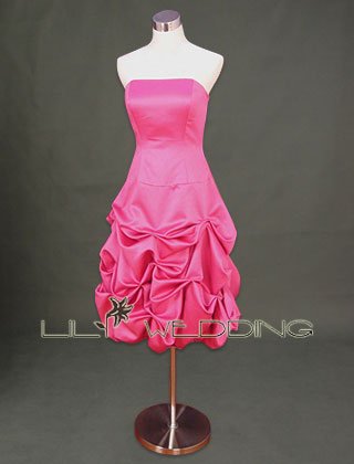 Tea Length Bridesmaid Dress - Style LED0028