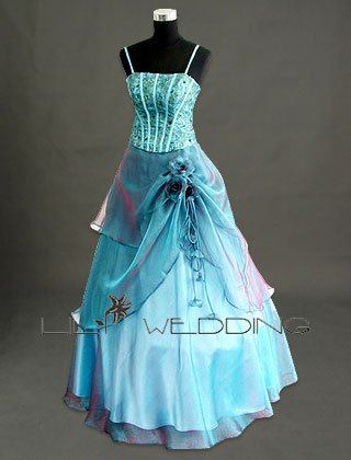 Spaghetti Straps Bridesmaid Dress - Style LED0036