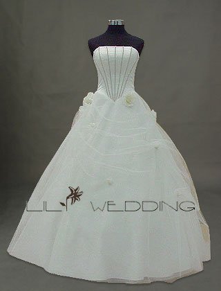 Tulle Ball Gown Bridal Dress - Style LWD0130