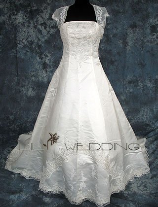 Lace-Up Back Strapless Gown - Style LWD0135