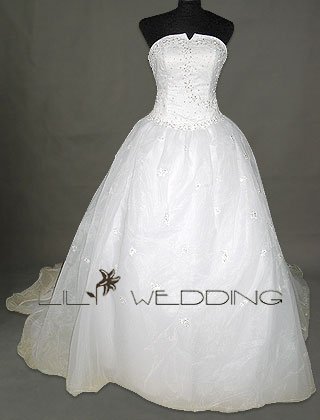 Beadworks Bodice Wedding Dress - Style LWD0137