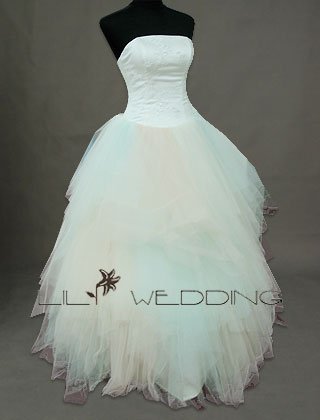 Strapless Ball Gown - Style LWD0144