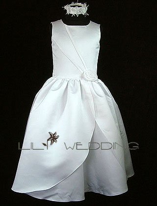 Inexpensive Flower Girl Dress - Style LFG0008