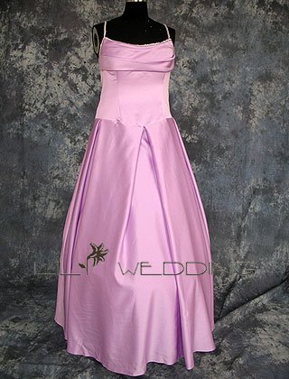 Satin Bridesmaid Dress - Style LED0045