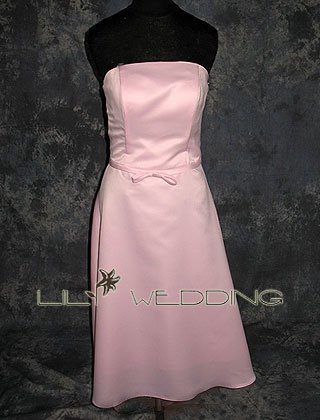 Tea Length Casual Bridesmaid Dress - Style LED0052