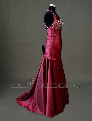 Sexy Beads Mermaid Bridesmaid Dress - Style LED0081