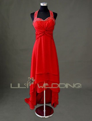 Red Sweetheart Bridesmaid Dress - Style LED0082