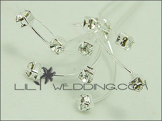 Floral Delight Austrian Crystal Hair Pins