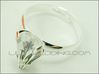 Tear Drop Rhinestone Ring