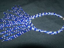 Blue Miracle Tassle Choker