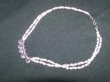 Pink Ice Double Stranded Choker
