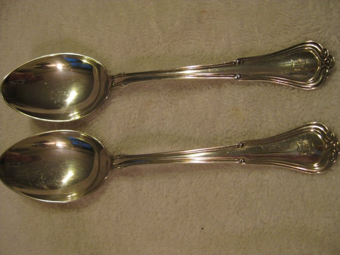Gorham Silver Oval Soup Spoons