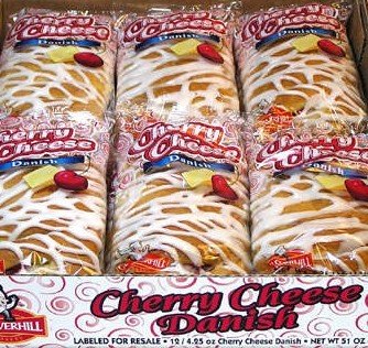Cloverhill Cherry Cheese Danish 12 ct