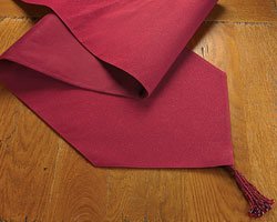 Cranberry Glitter Table Runner