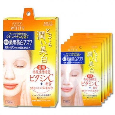 KOSE Clear Turn Vitamin C White Facial Mask