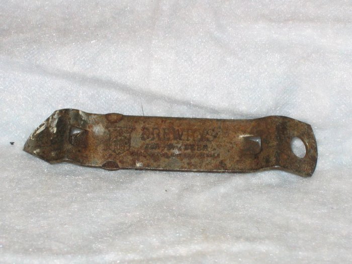 vintage DREWRYS beer opener 1960's FREE US SHIPPING
