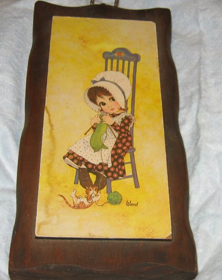 Holly Hobby! I think, maybe Sun Bonnet Sue def 70's FREE US SHIPPING