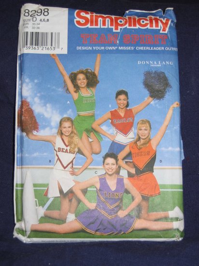 Simplicity pattern 8298 Size 4/6/8 uncut out of print FREE US SHIPPING