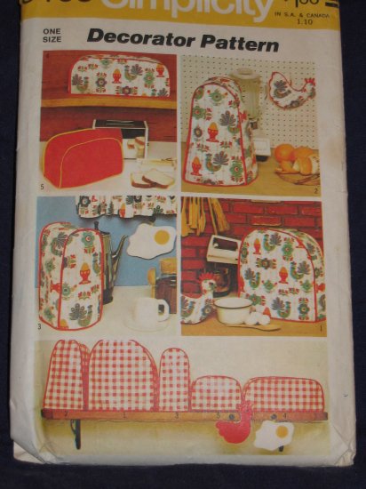 1972 Simplicity pattern 5495 kitchen decor Out Of Print FREE US SHIPPING