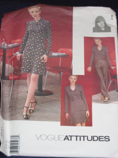 Vogue 1941 uncut Anna Sui size 6/8/10 great knits designs! out of print FREE US SHIPPING