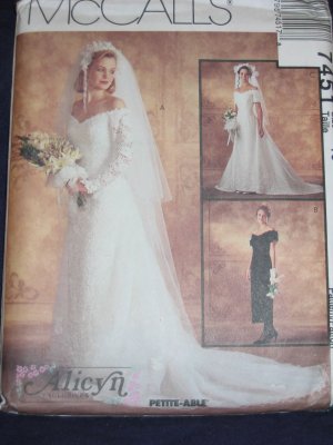 VTG Lace Wedding Dress pattern 