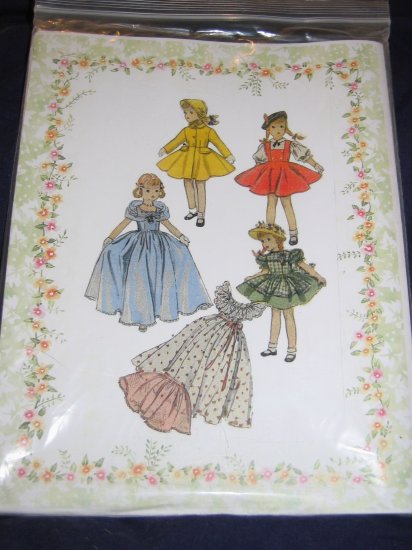 Simplicity 4098 Ball Gown/Peignoir repro pattern for 18" dolls FREE US SHIPPING