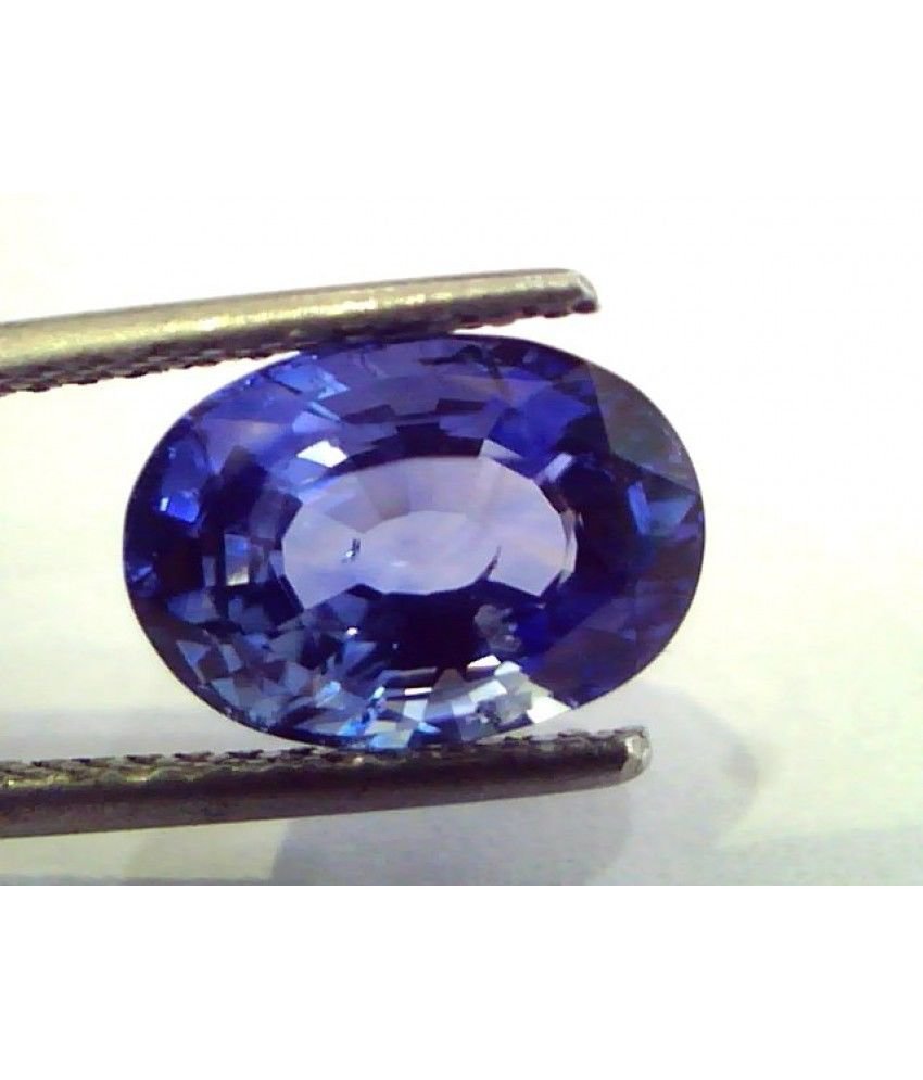 4.35 Ct IGI Certified Untreated Unheated Natural Ceylon Blue Sapphire