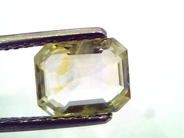2.79 Ct Unheated Untreated Natural Ceylon Yellow Sapphire/Pukhraj