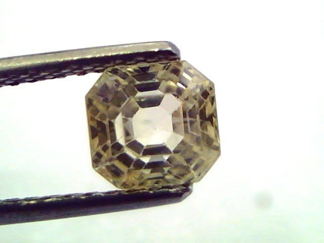 2.73 Ct Unheated Untreated Natural Ceylon Yellow Sapphire/Pukhraj