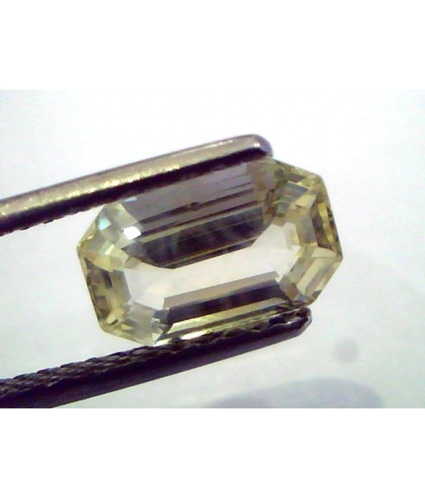 2.36 Ct Unheated Untreated Natural Ceylon Yellow Sapphire/Pukhraj
