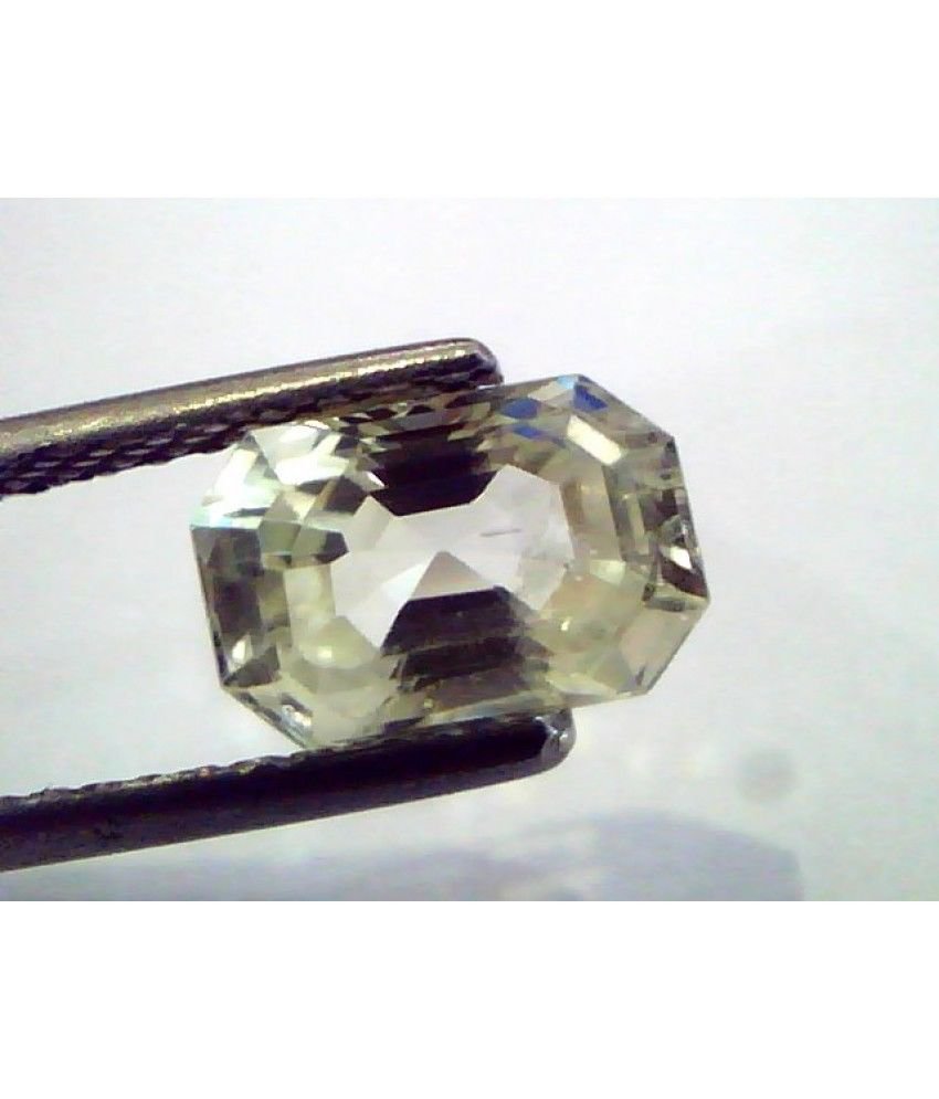 2.29 Ct Unheated Untreated Natural Ceylon Yellow Sapphire/Pukhraj