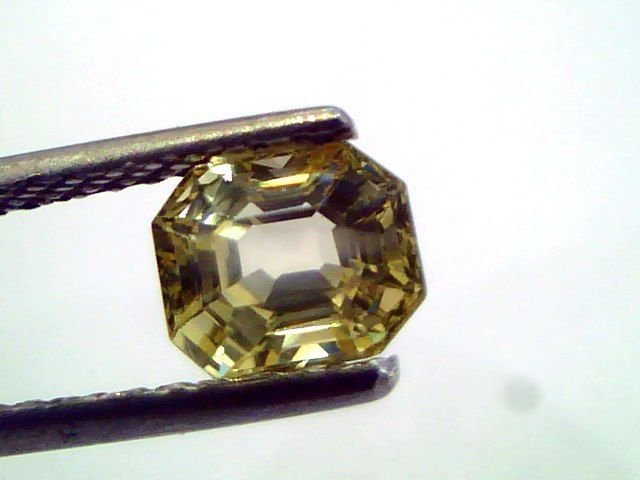 1.48 Ct Unheated Untreated Natural Ceylon Yellow Sapphire/Pukhraj