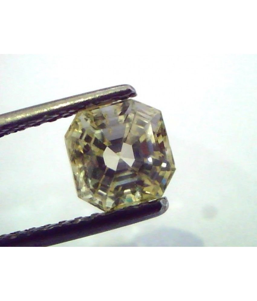 2.15 Ct Unheated Untreated Natural Ceylon Yellow Sapphire/Pukhraj