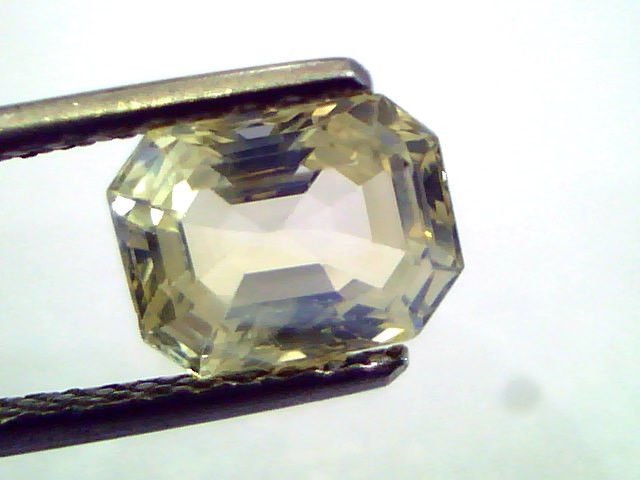 2.71 Ct Unheated Untreated Natural Ceylon Yellow Sapphire/Pukhraj