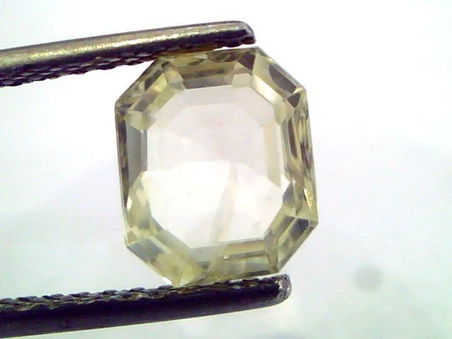 2.66 Ct Unheated Untreated Natural Ceylon Yellow Sapphire/Pukhraj