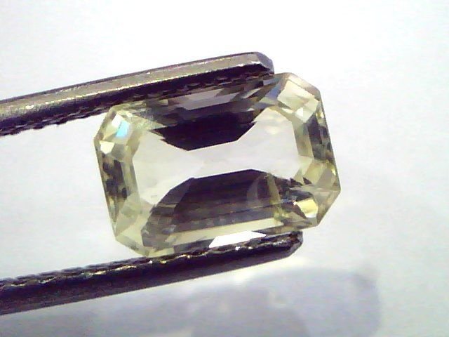 2.51 Ct Unheated Untreated Natural Ceylon Yellow Sapphire/Pukhraj