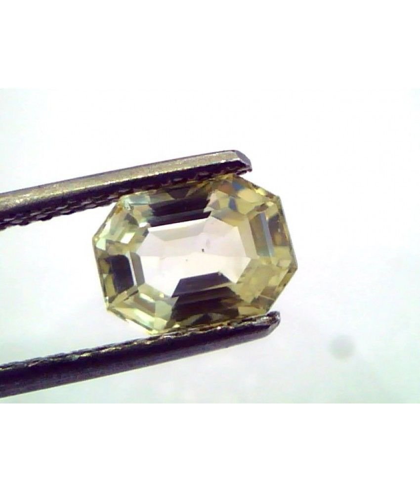 1.88 Ct Unheated Untreated Natural Ceylon Yellow Sapphire/Pukhraj