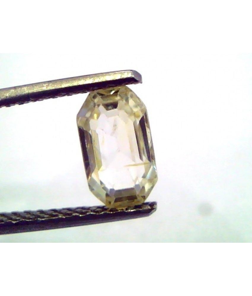 1.84 Ct Unheated Untreated Natural Ceylon Yellow Sapphire/Pukhraj