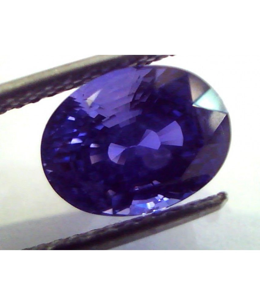 6.54 Ct Royal Blue Certified Untreated Unheated Natural Ceylon Blue Sapphire