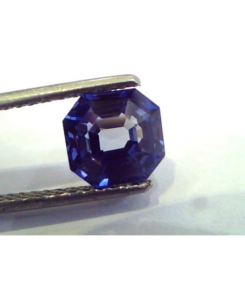 2.87 Ct IGI Certified Untreated Unheated Natural Ceylon Blue Sapphire